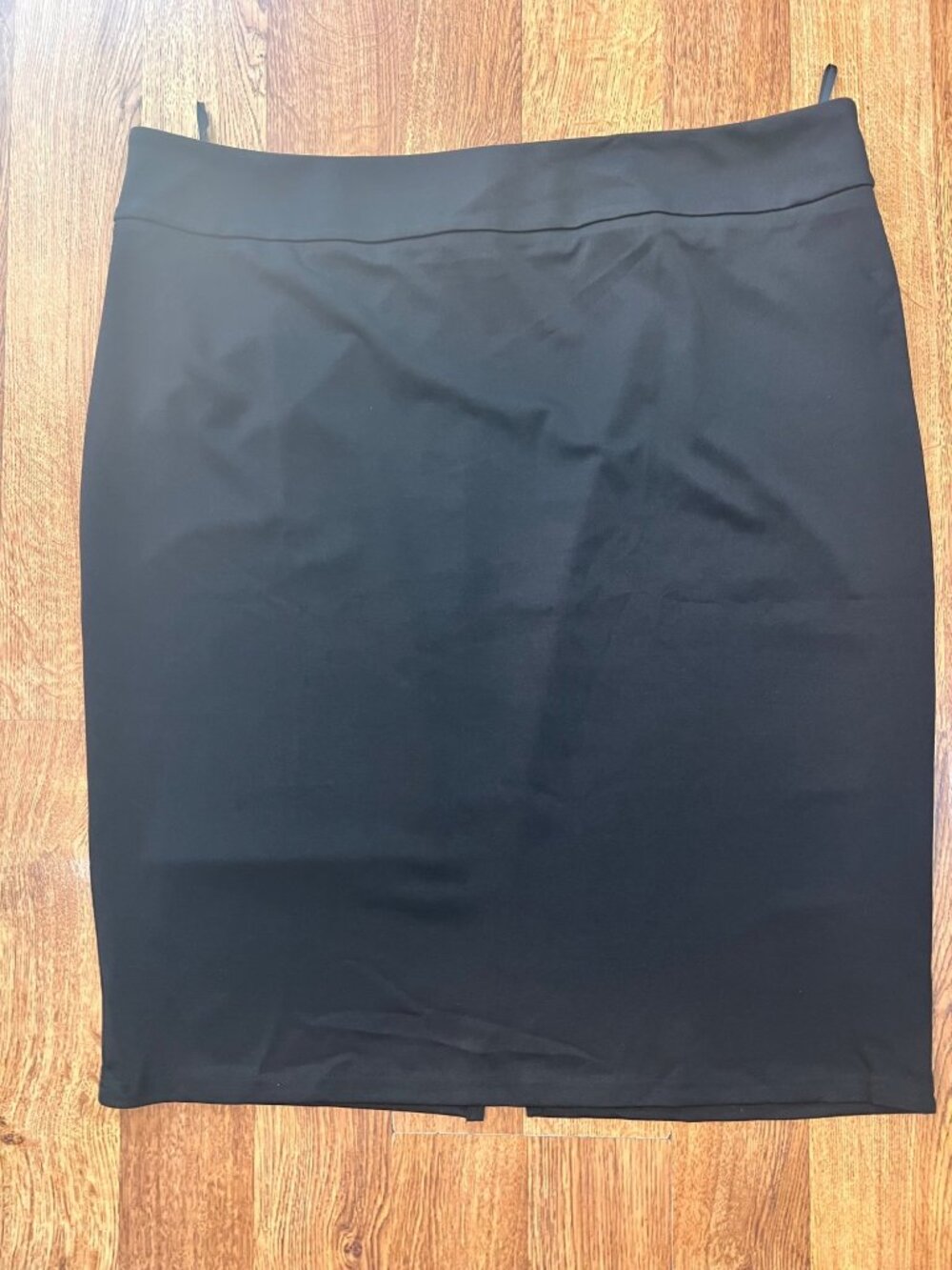 Hanna Nikole Womens Plus Size Black Pencil Skirt 22W Polyester Spandex Blend - Picture 7 of 7